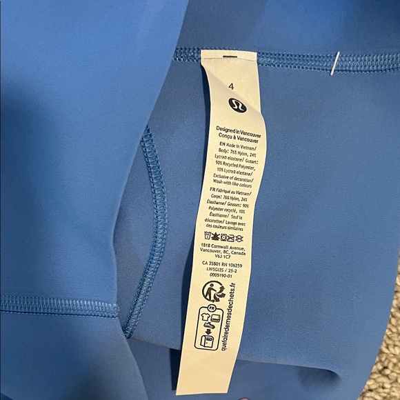 lululemon athletica Blue Leggings - Picture 4 of 4